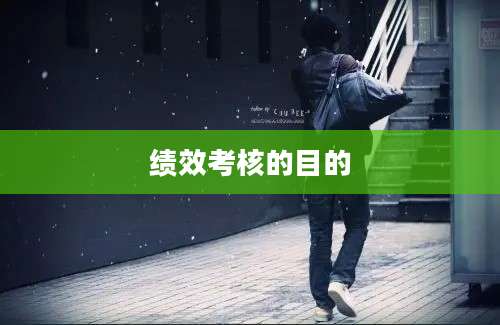 绩效考核的目的