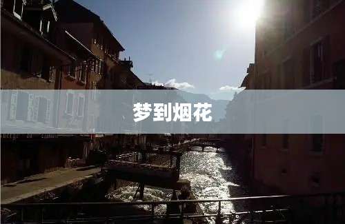 梦到烟花