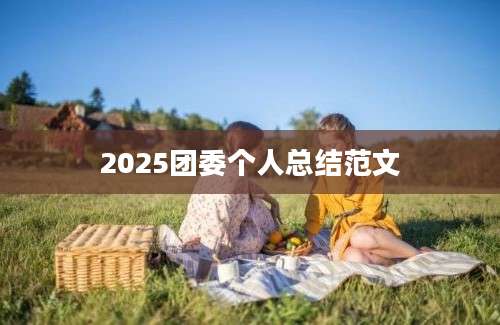 2025团委个人总结范文