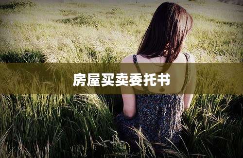 房屋买卖委托书