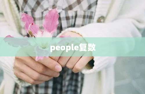 people复数