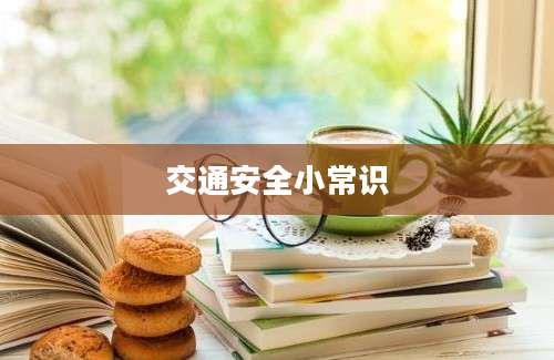 交通安全小常识