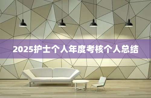 2025护士个人年度考核个人总结