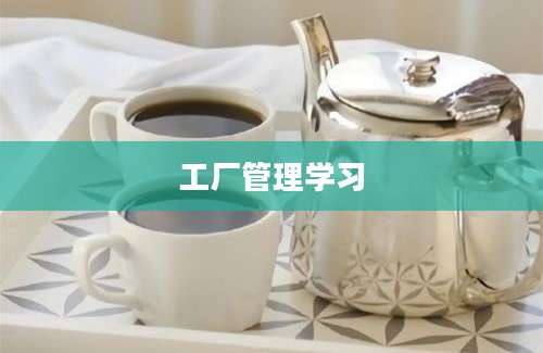 工厂管理学习