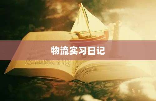 物流实习日记