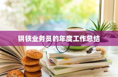钢铁业务员的年度工作总结