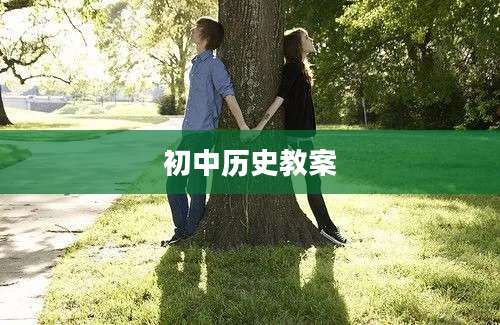 初中历史教案