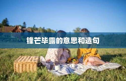 锋芒毕露的意思和造句
