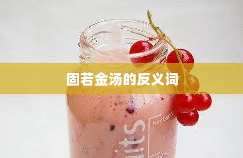 固若金汤的反义词