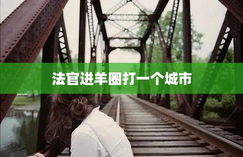法官进羊圈打一个城市