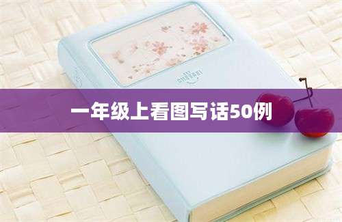 一年级上看图写话50例