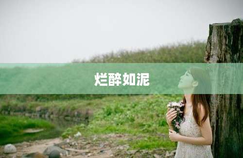 烂醉如泥