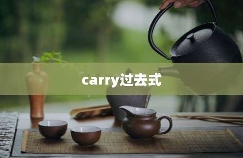 carry过去式