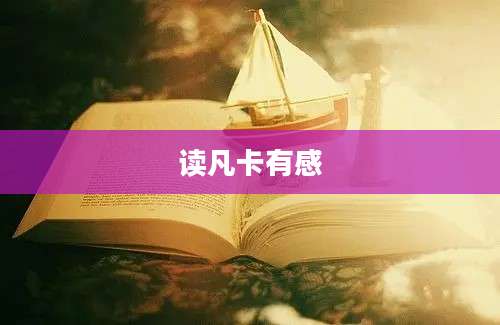 读凡卡有感