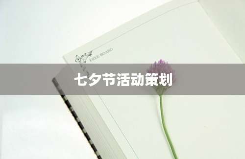 七夕节活动策划
