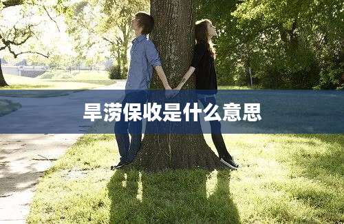 旱涝保收是什么意思