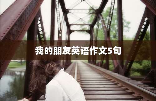 我的朋友英语作文5句