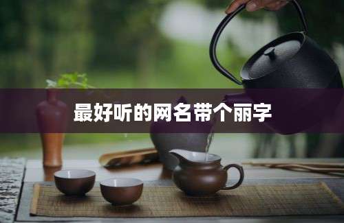 最好听的网名带个丽字