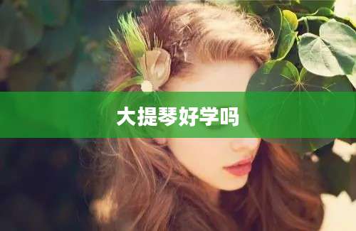 大提琴好学吗
