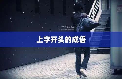 上字开头的成语