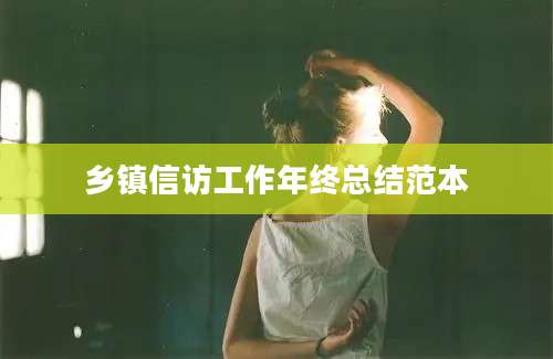 乡镇信访工作年终总结范本