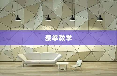 泰拳教学