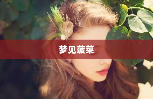 梦见菠菜