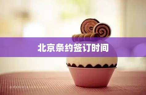 北京条约签订时间