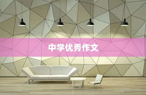 中学优秀作文