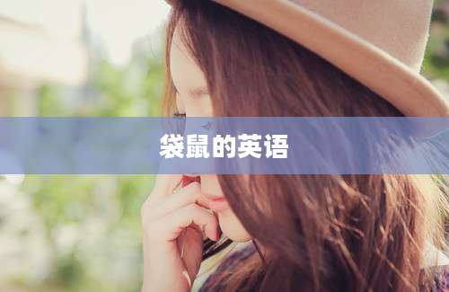 袋鼠的英语