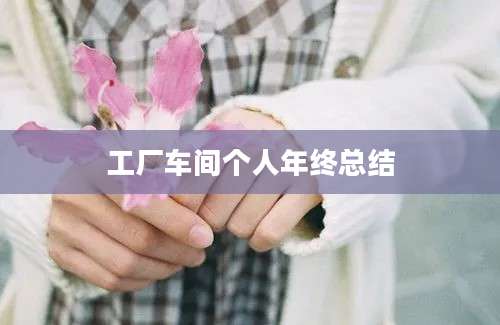 工厂车间个人年终总结