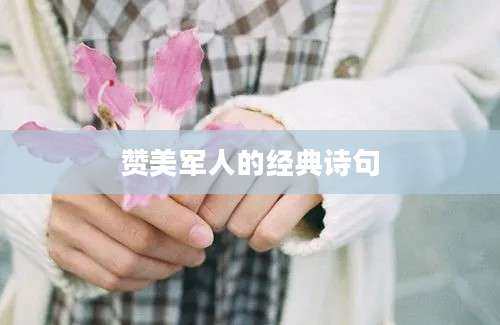 赞美军人的经典诗句