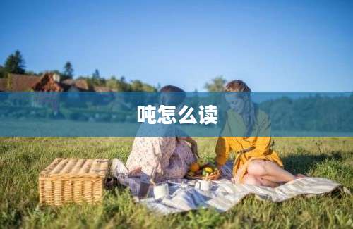 吨怎么读