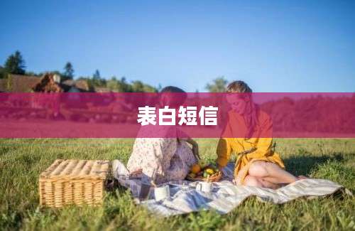 表白短信