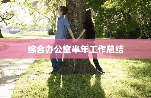 综合办公室半年工作总结