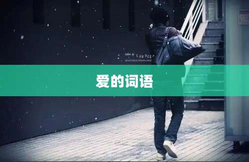 爱的词语
