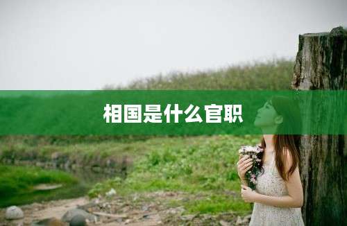 相国是什么官职