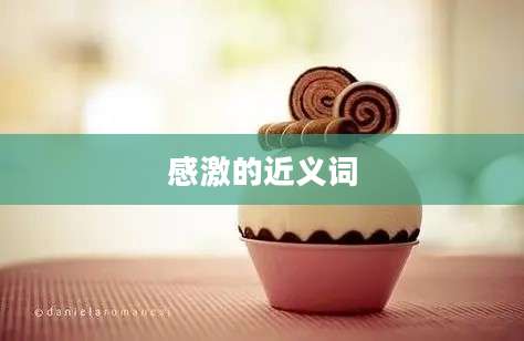 感激的近义词