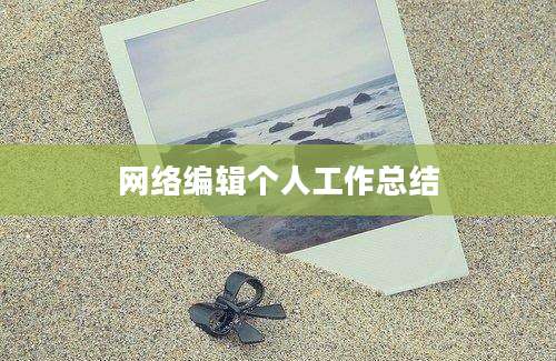 网络编辑个人工作总结