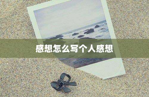 感想怎么写个人感想