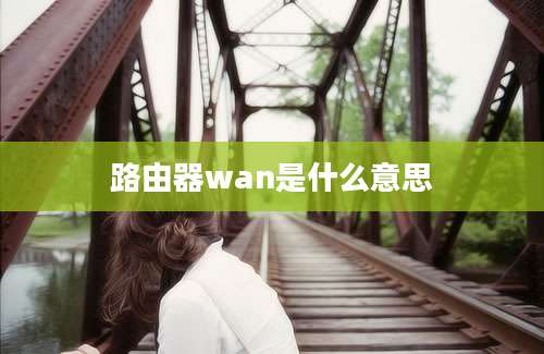 路由器wan是什么意思