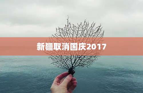 新疆取消国庆2017