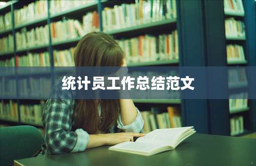 统计员工作总结范文