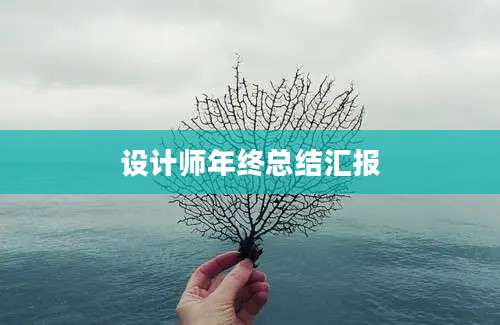 设计师年终总结汇报