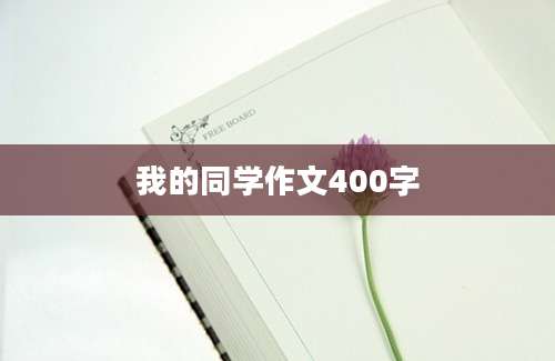 我的同学作文400字