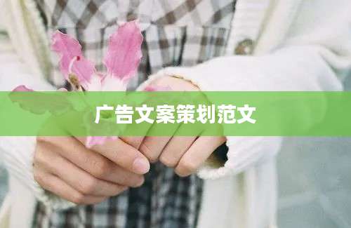 广告文案策划范文