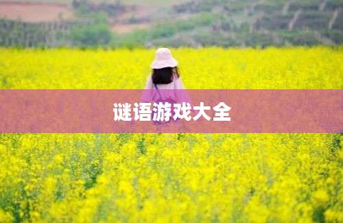 谜语游戏大全