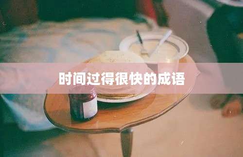 时间过得很快的成语