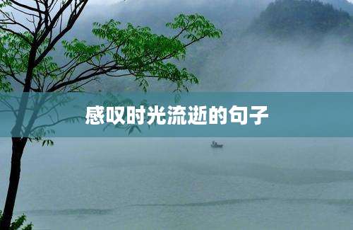 感叹时光流逝的句子