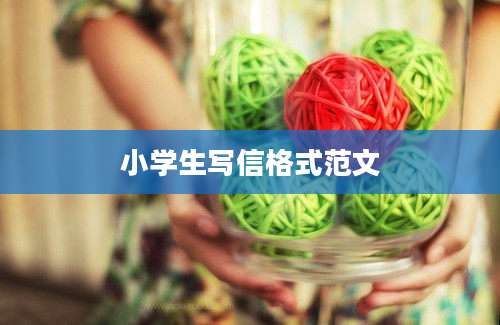 小学生写信格式范文